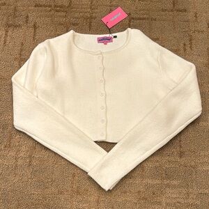 NWT Edikted White Button Down Cardigan